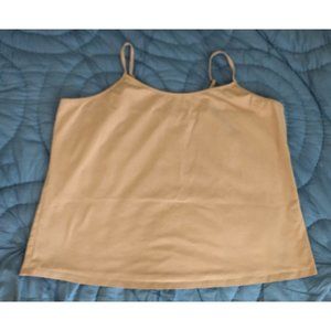 Lane Bryant Cotton Cami size 26/28 tan